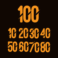 100 Years Anniversary Celebration Vector Template Design Illustration