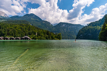 Malerwinkel circular hiking trail at Konigssee, Berchtesgaden
