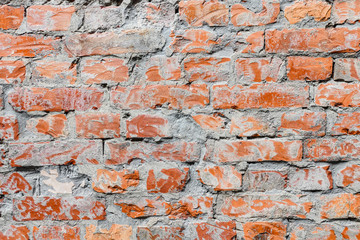 red brick wall texture grunge background