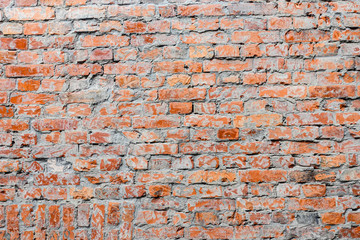 red brick wall texture grunge background