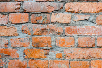 red brick wall texture grunge background