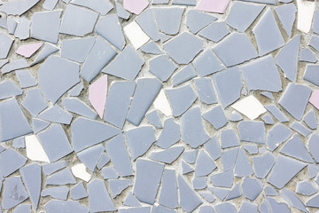 Fragment of mosaic wall background