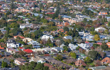 Fototapeta na wymiar An aerial view of Mount Albert