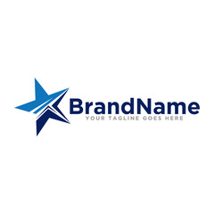 Star logo icon vector. Modern design star logo template.