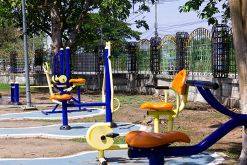 Exercise machine in the park
