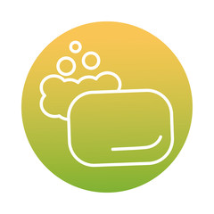 soap with foam block style icon
