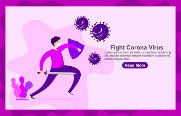  fight covid-19 corona virus. cure corona virus. people fight virus concept. corona viruses vaccine concept. end of 2019-ncov. don't be afraid of the corona virus concept.