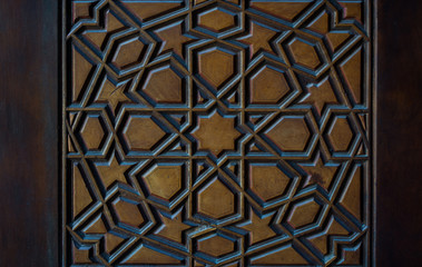 Ottoman Turkish  art with geometric patterns