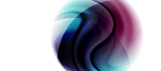 Abstract background, fluid mixing gradient liquid style colors composition. Vector Illustration For Wallpaper, Banner, Background, Card, Book Illustration, landing page
