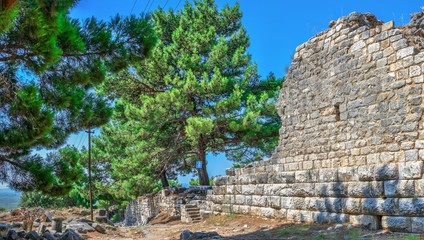 Obraz premium Ancient city Priene in Turkey