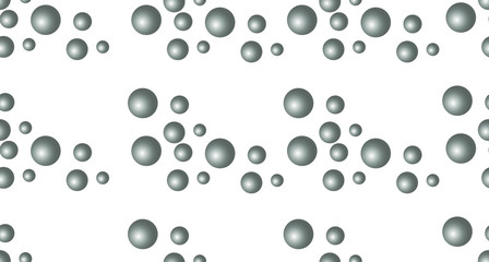  Balls. Seamless pattern. Vector illustration. Backgrounds.
