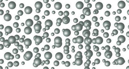 Balls. Seamless pattern. Vector illustration. Backgrounds.