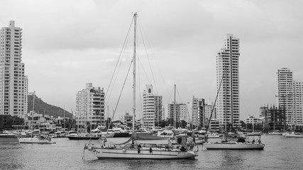 Fototapeta na wymiar Port of Cartagena