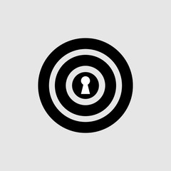 Target icon vector - 333103838