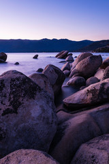 Sand Harbor Beach rocks