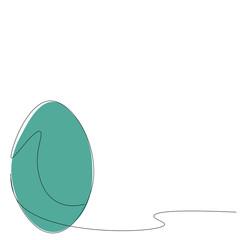 Easter egg background. Vector illustration.