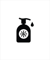 hand sanitizer flat icon,vector best flat design icon.