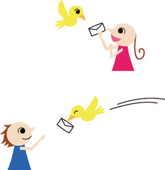 メッセージ送信（手紙）