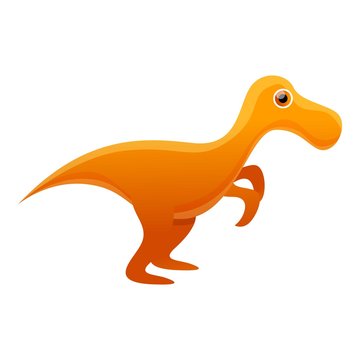 Dinosaur icon. Cartoon of dinosaur vector icon for web design isolated on white background