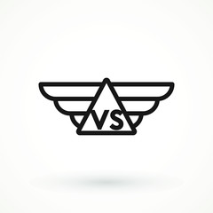 Versus Or VS Letters Icon Logo Design Inspiration logo template design element competitor, game, sport, rival and more.