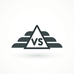 Versus Or VS Letters Icon Logo Design Inspiration logo template design element competitor, game, sport, rival and more.