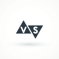 Versus Or VS Letters Icon Logo Design Inspiration logo template design element competitor, game, sport, rival and more.