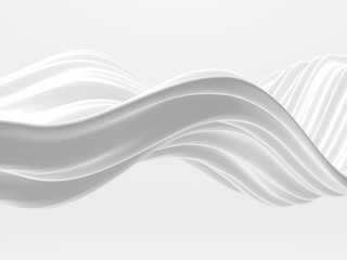 White abstract liquid wavy background