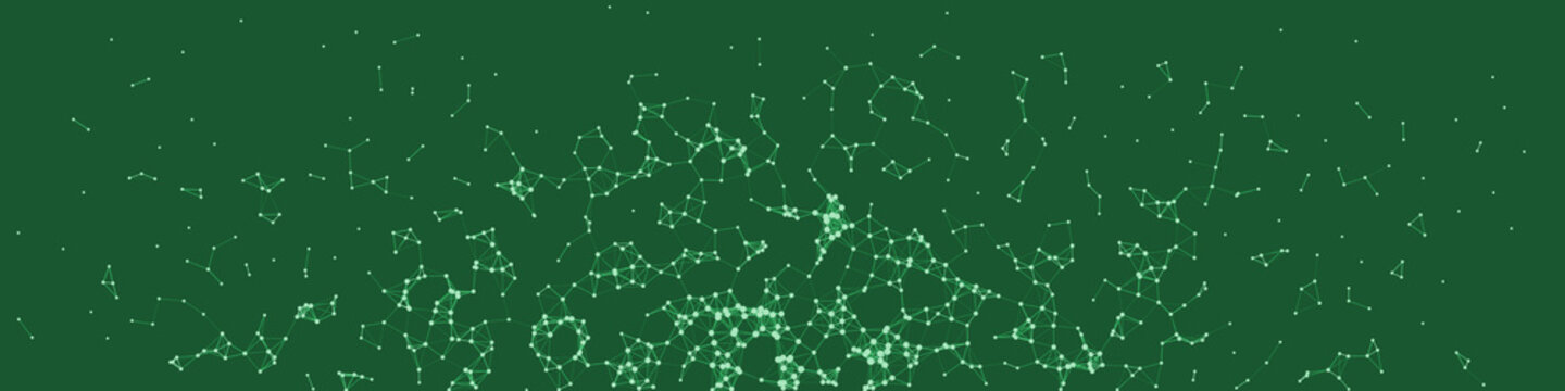 Network Mesh Procedural Art background illustration