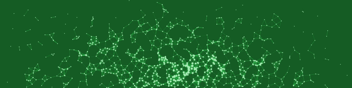 Network Mesh Procedural Art background illustration