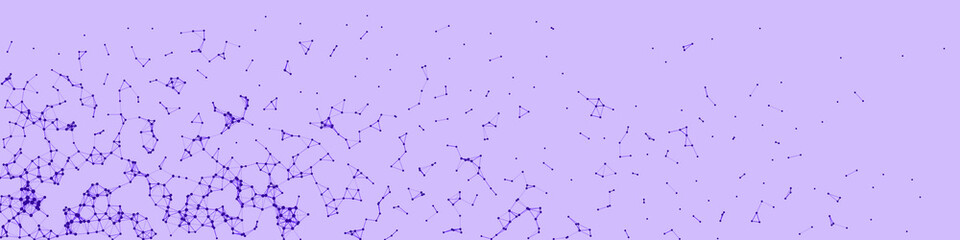 Network Mesh Procedural Art background illustration