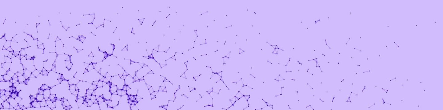 Network Mesh Procedural Art background illustration