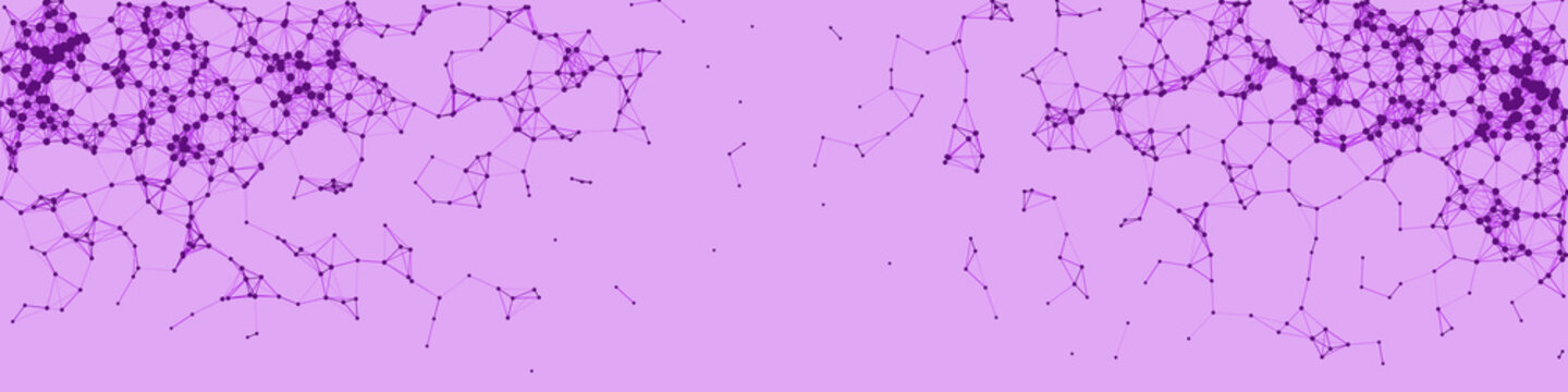 Network Mesh Procedural Art background illustration