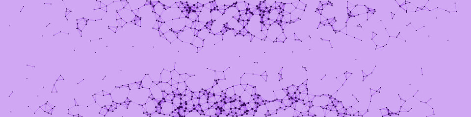 Network Mesh Procedural Art background illustration