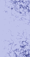 Network Mesh Procedural Art background illustration