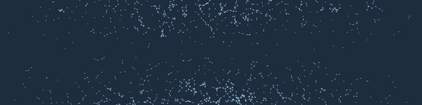 Network Mesh Procedural Art background illustration