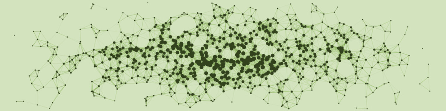 Network Mesh Procedural Art background illustration