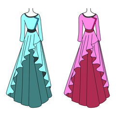 Fashion design illustation