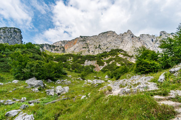 Salzburg high throne in the Berchtesgadener Land