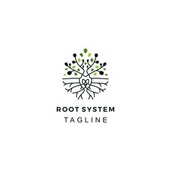 The Root System tree Technology logo