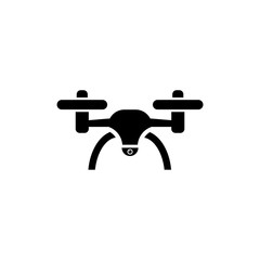 Drone icon isolated on white background 