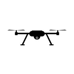 Drone icon isolated on white background 