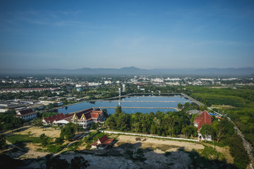 Fototapeta na wymiar Beautiful panorama of Prachuap Khiri Khan in Thailand