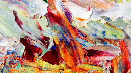 Colorful abstract background wallpaper. Modern motif visual art.  Mixtures of oil paint. Trendy...