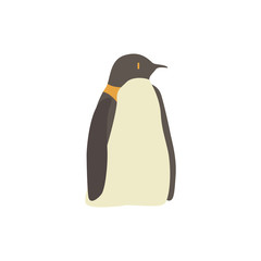 Cartoon penguin. Cute Cartoon penguin, Vector illustration on a white background. Drawing for children.