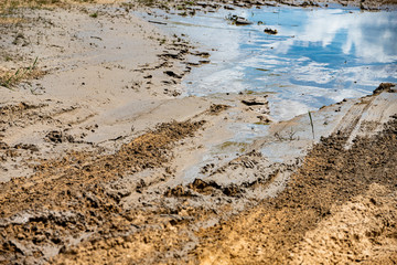 mud and puddle