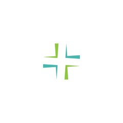 Obraz premium Cross Medical Logo template