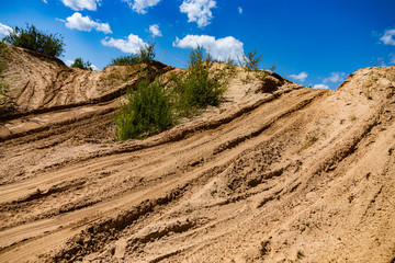 steep climb