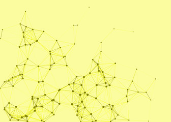 Network Mesh Procedural Art background illustration