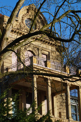 Fototapeta na wymiar Detail der Villa Josef Thyssen in Mülheim an der Ruhr