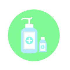 sanitezer liquid vector illustration